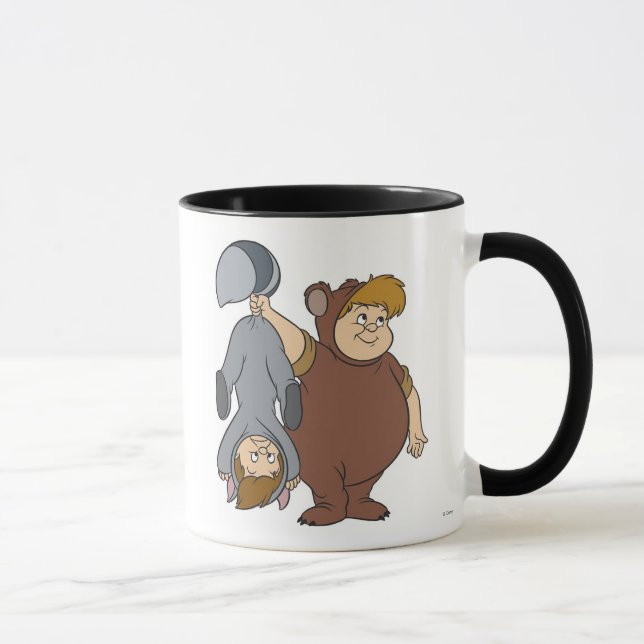 Peter Pan's Lost Boys -- Big Bear and Raccoon Mug (Right)
