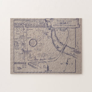 Peter Pan's Map of Kensington Gardens Jigsaw Puzzle