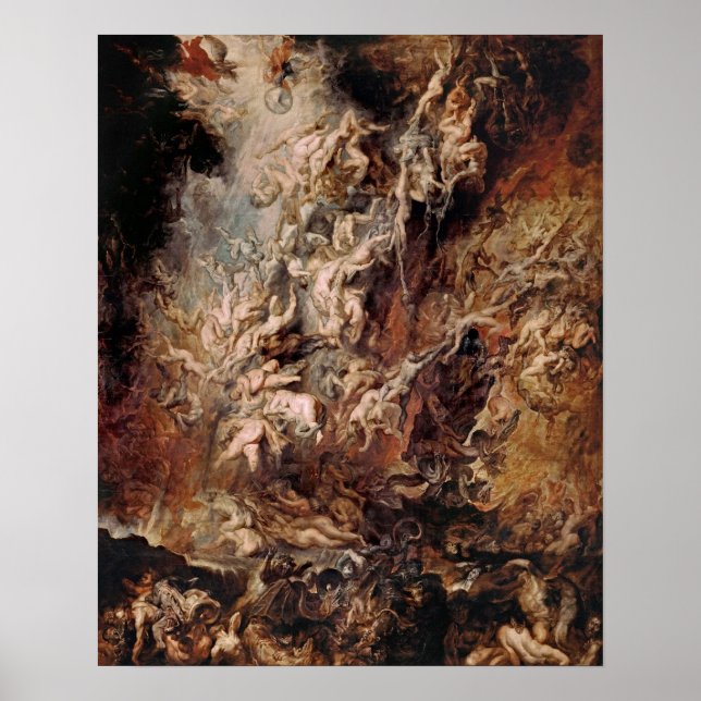 Peter Paul Rubens - Fall of the Damned (1620) Post Poster (Front)