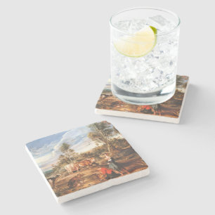 Peter Paul Rubens Milkmaids with Cattle in a Lands Stone Coaster