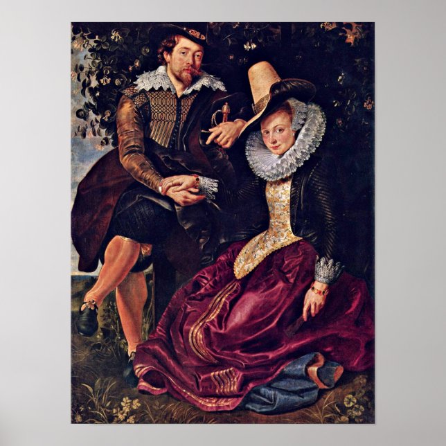 Peter Paul Rubens - Painter and his wife Poster (Front)
