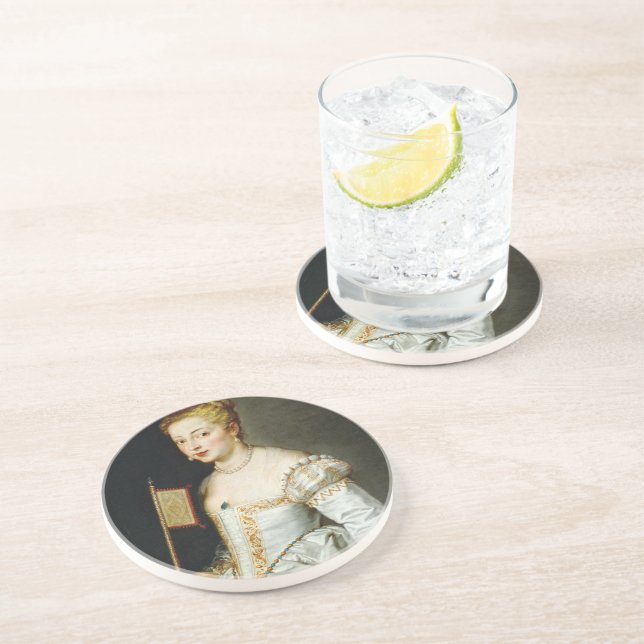 Peter Paul Rubens Portrait of a Lady Coaster (Side)