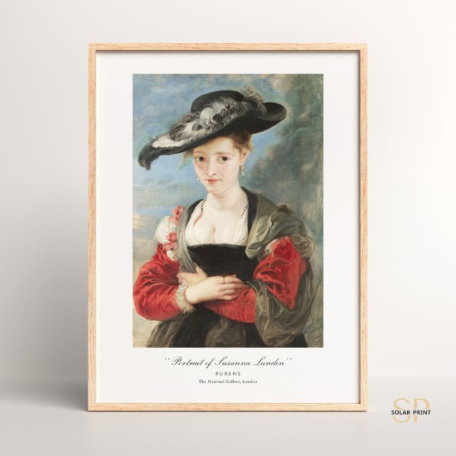 Peter Paul Rubens Portrait of Susanna Lunden Paint Poster (Creator Uploaded)