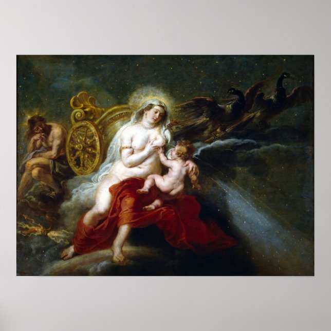 Peter Paul Rubens The Birth of the Milky Way Poster (Front)