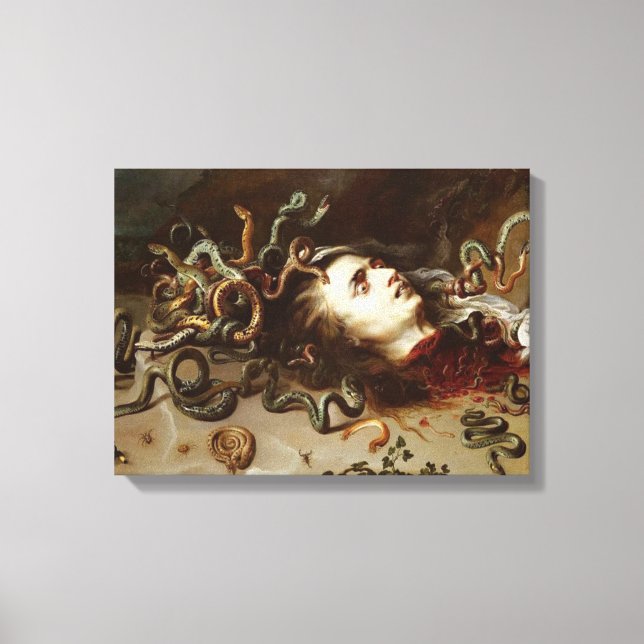 Peter Paul Rubens - The Head Of Medusa - Baroque P Canvas Print (Front)