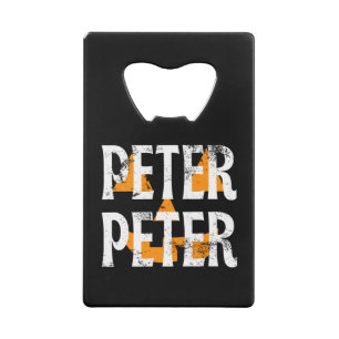 Peter Peter Fall Season Pumpkin Credit Card Bottle Opener