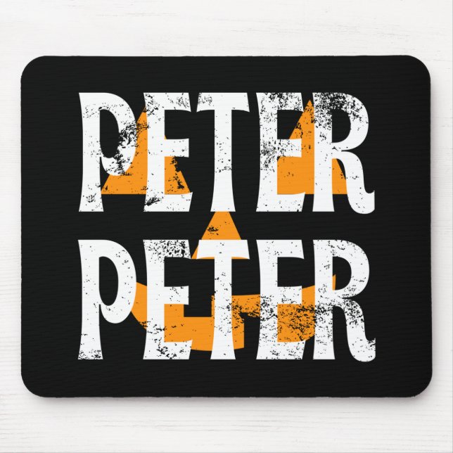 Peter Peter Fall Season Pumpkin Mouse Pad (Front)