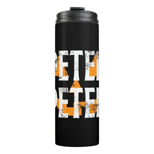 Peter Peter Fall Season Pumpkin Thermal Tumbler (Front)