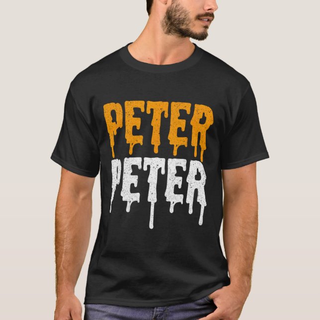 Peter Peter Peter T-Shirt Citrouille Costume de Ma (Devant)