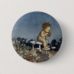 Peter Played His Flute 2 Inch Round Button