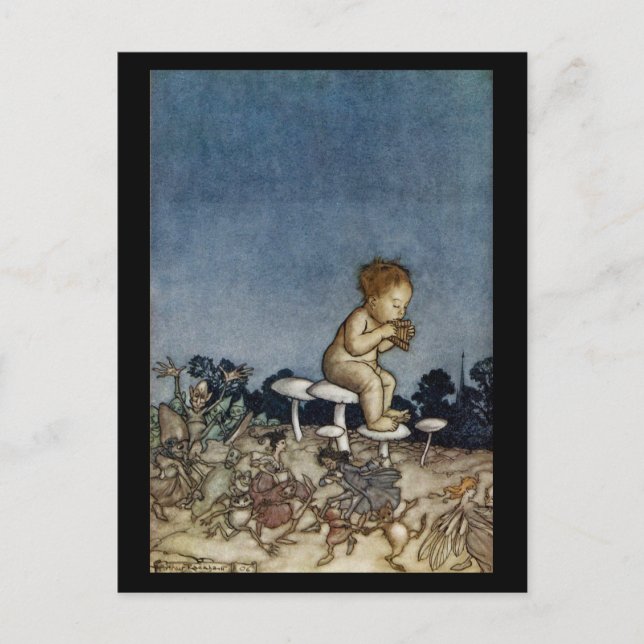 Peter Played His Flute Postcard (Front)