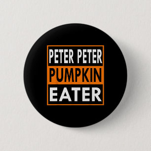 Peter Pumpkin Eater Costume for Couples - Matching 2 Inch Round Button