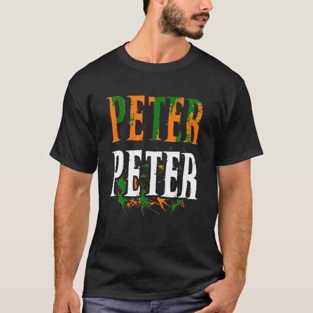 Peter Pumpkin Eater Costume Halloween Splash Shirt (Front)