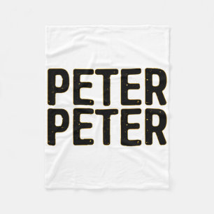 Peter Pumpkin Eater Halloween Costume Fleece Blanket