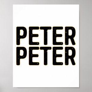Peter Pumpkin Eater Halloween Costume Poster