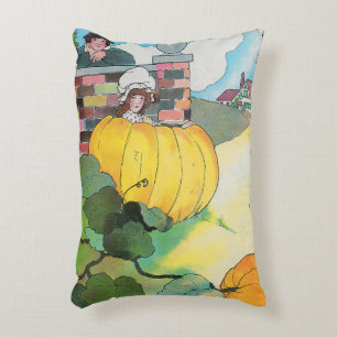 Peter Pumpkin-Eater Mother Goose Nursery Rhyme Accent Pillow