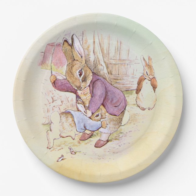 Peter Rabbit 9  Paper Plate (Front)