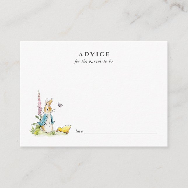 Peter rabbit Advice for the parent to be  (Front)