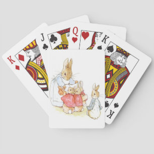 Peter Rabbit and his Sisters (by Beatrix Potter) Playing Cards