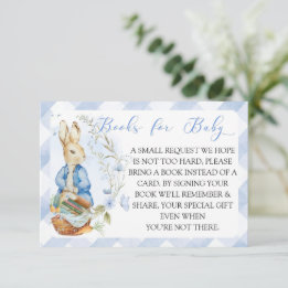 Peter Rabbit Baby Boy - Books for Baby Insert Card