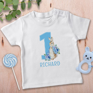 Peter Rabbit Baby Boy First Birthday Baby T-Shirt