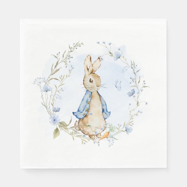 Peter Rabbit Baby Boy Paper Napkins | Standard (Front)