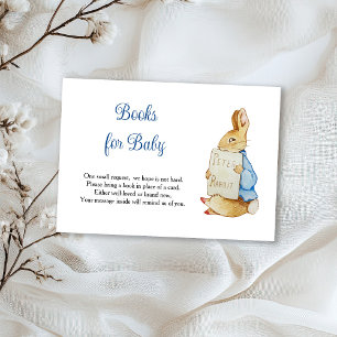 Peter Rabbit Baby Shower Books For Baby RSVP Card