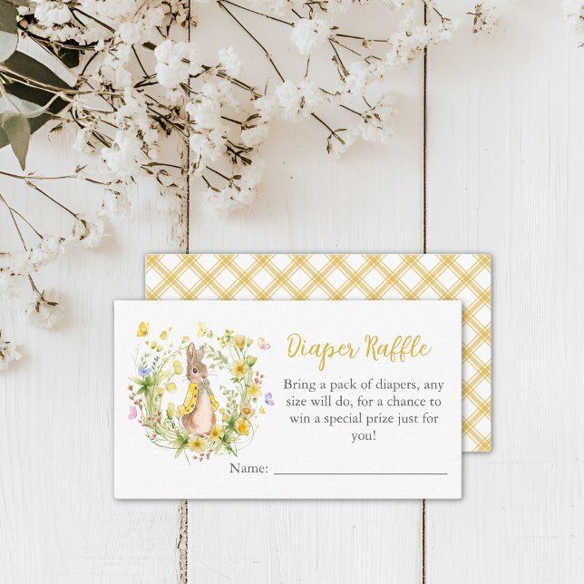Peter Rabbit Baby shower Diaper Raffle Enclosure C (Creator Uploaded)