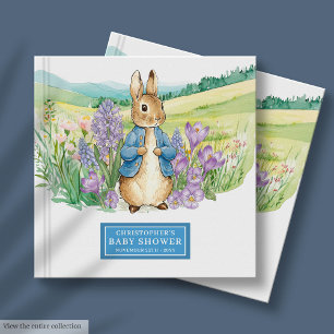 Peter Rabbit Baby Shower Guest Book Boy