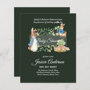 Peter Rabbit BABY SHOWER Invitations