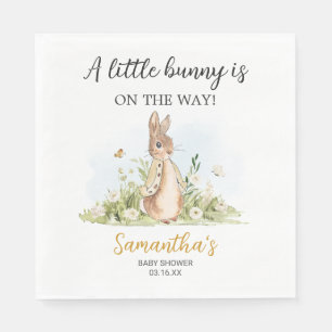 Peter Rabbit Baby Shower Napkin