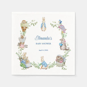 Peter Rabbit Baby Shower Napkin