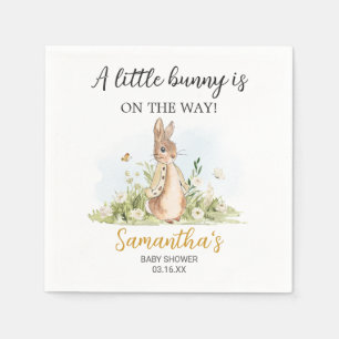 Peter Rabbit Baby Shower Napkin