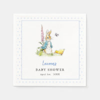Peter Rabbit Baby shower napkins