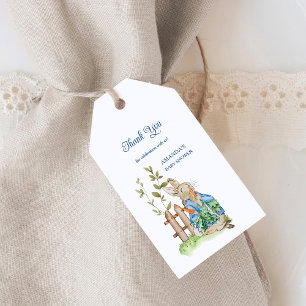 Peter Rabbit Baby Shower Thank You Gift Tags