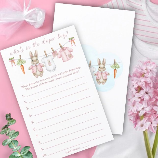 Peter Rabbit Baby Shower What's In The Diaper Bag (Creator Uploaded)