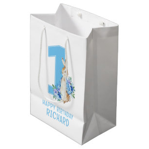 Peter Rabbit Baby's First Birthday Medium Gift Bag
