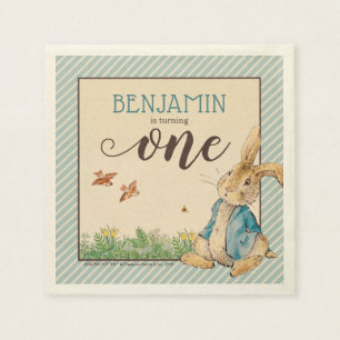 Peter Rabbit   Baby's First Birthday Napkin