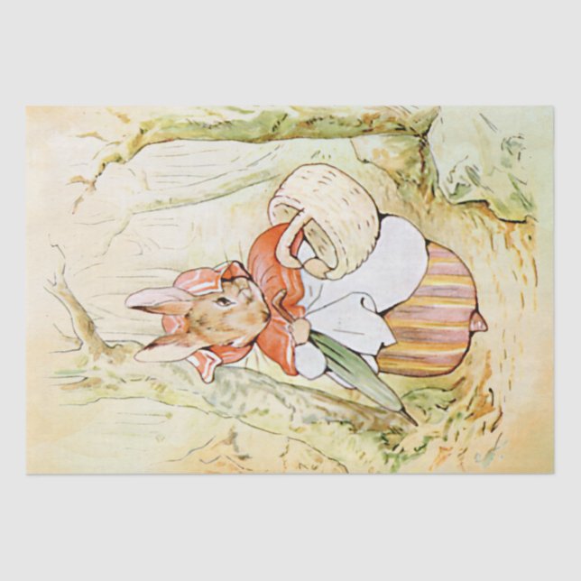 Peter Rabbit (basket) Tissue Paper (Front)