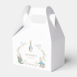 Peter Rabbit Beatrix Potter Greenery Watercolor  Favor Box