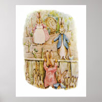 Peter Rabbit Benjamin and Flopsy Bunny Beatrix Pot