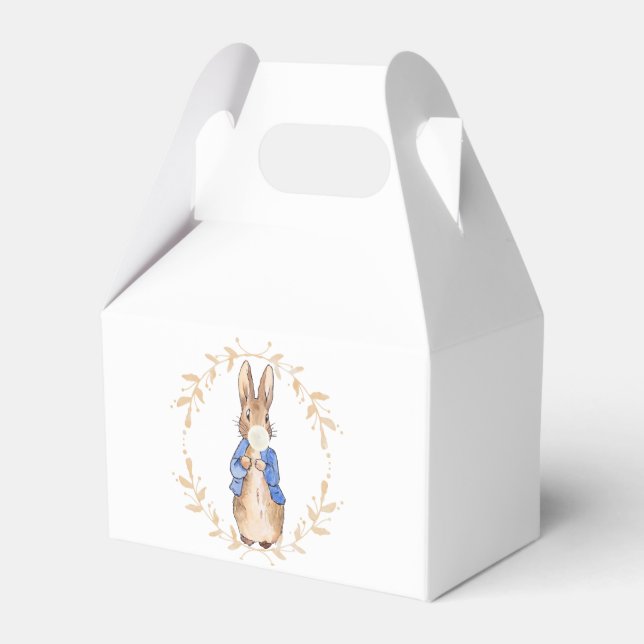Peter Rabbit Blowing White Gum  Favor Box (Front Side)