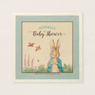 Peter Rabbit   Boy Baby Shower Napkin