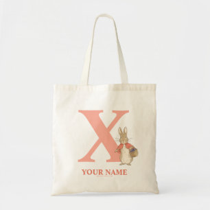 Peter Rabbit Custom Flopsy - Letter X Tote Bag