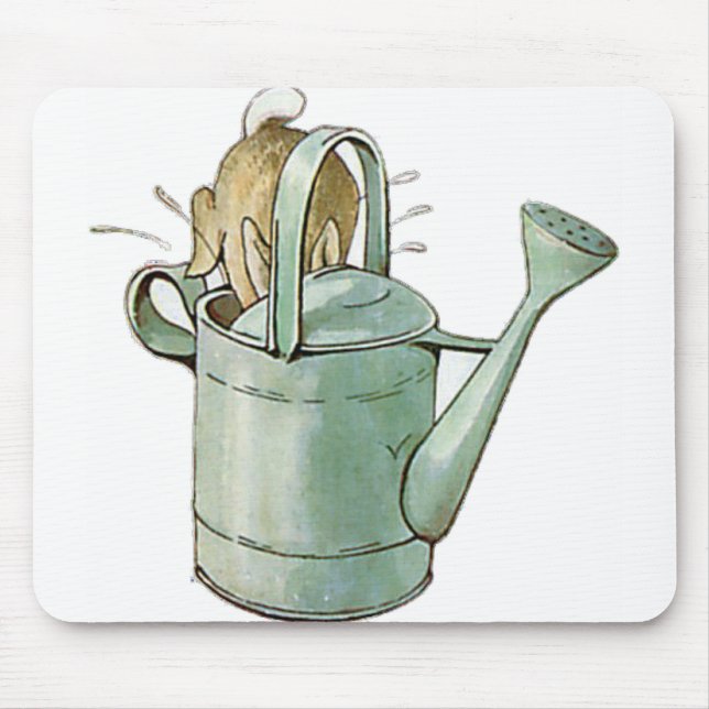 PETER RABBIT dived headfirst into the can to hide Mouse Pad (Front)
