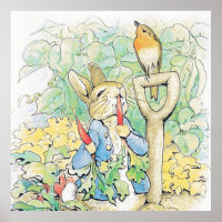 “Peter Rabbit Eats a Carrot” by Beatrix Potter