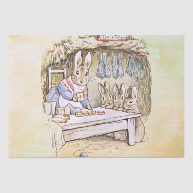 Peter Rabbit ( family)  Tissue Paper (Front)