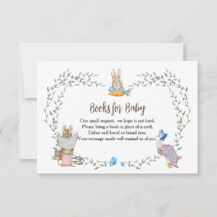 Peter Rabbit Friends Books For Baby RSVP Card