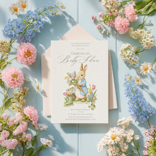 Peter Rabbit Garden Baby Shower  Invitation