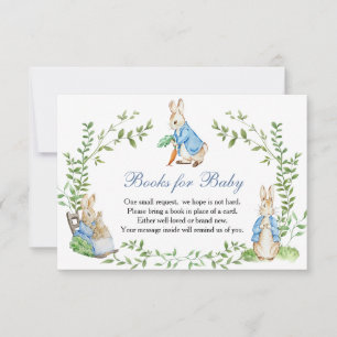 Peter Rabbit Garden Books For Baby RSVP Card